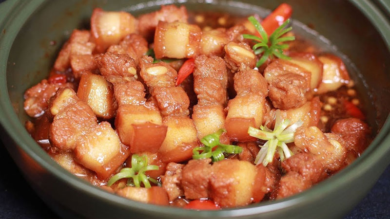 ( CA 1 + HC) THỊT KHO TỘ