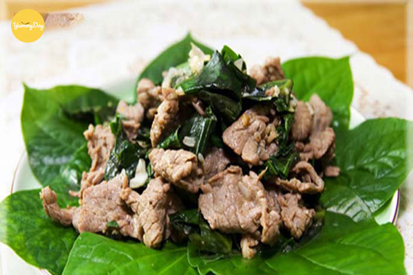 ( CA 2 ) THỊT XÀO LÁ LỐT