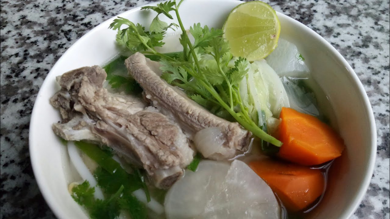 (CA 1+HC) BÁNH CANH SƯỜN