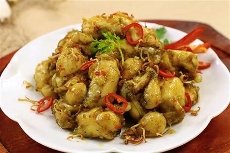 (CA 1+HC) ẾCH XÀO SẢ ỚT