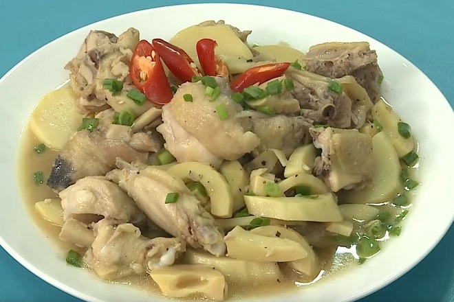 (CA 1+HC) GÀ KHO MĂNG
