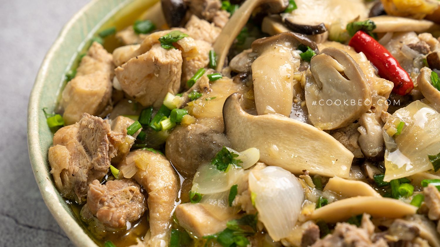 (CA 2) GÀ NẤU NẤM